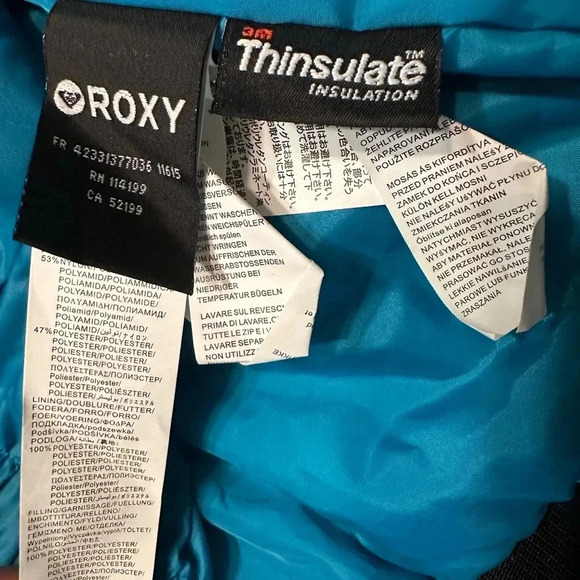 Roxy woman’s Snowboard insulated Jacket size S - Picture 13 of 15